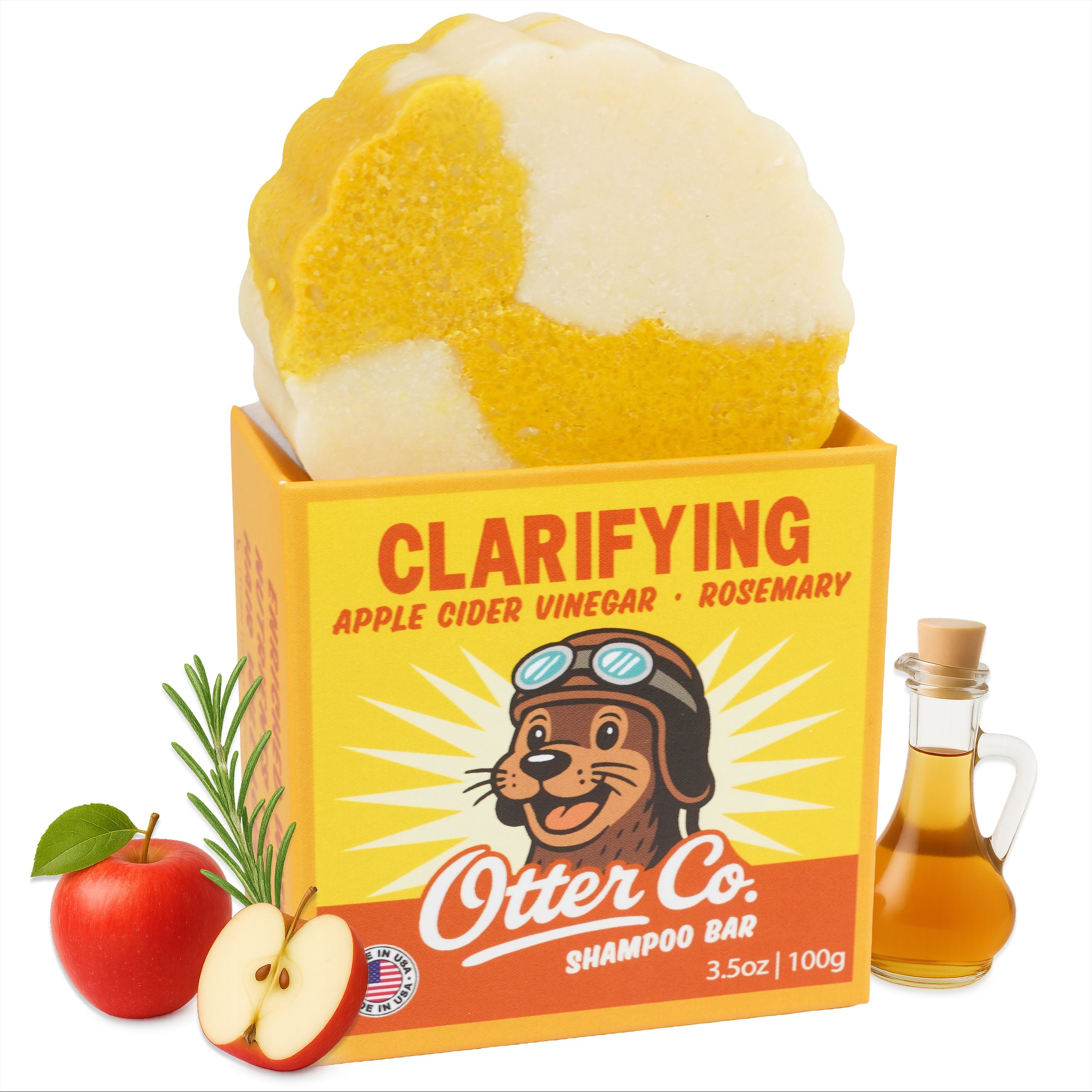 Clarifying Apple Cider Vinegar Shampoo Bar