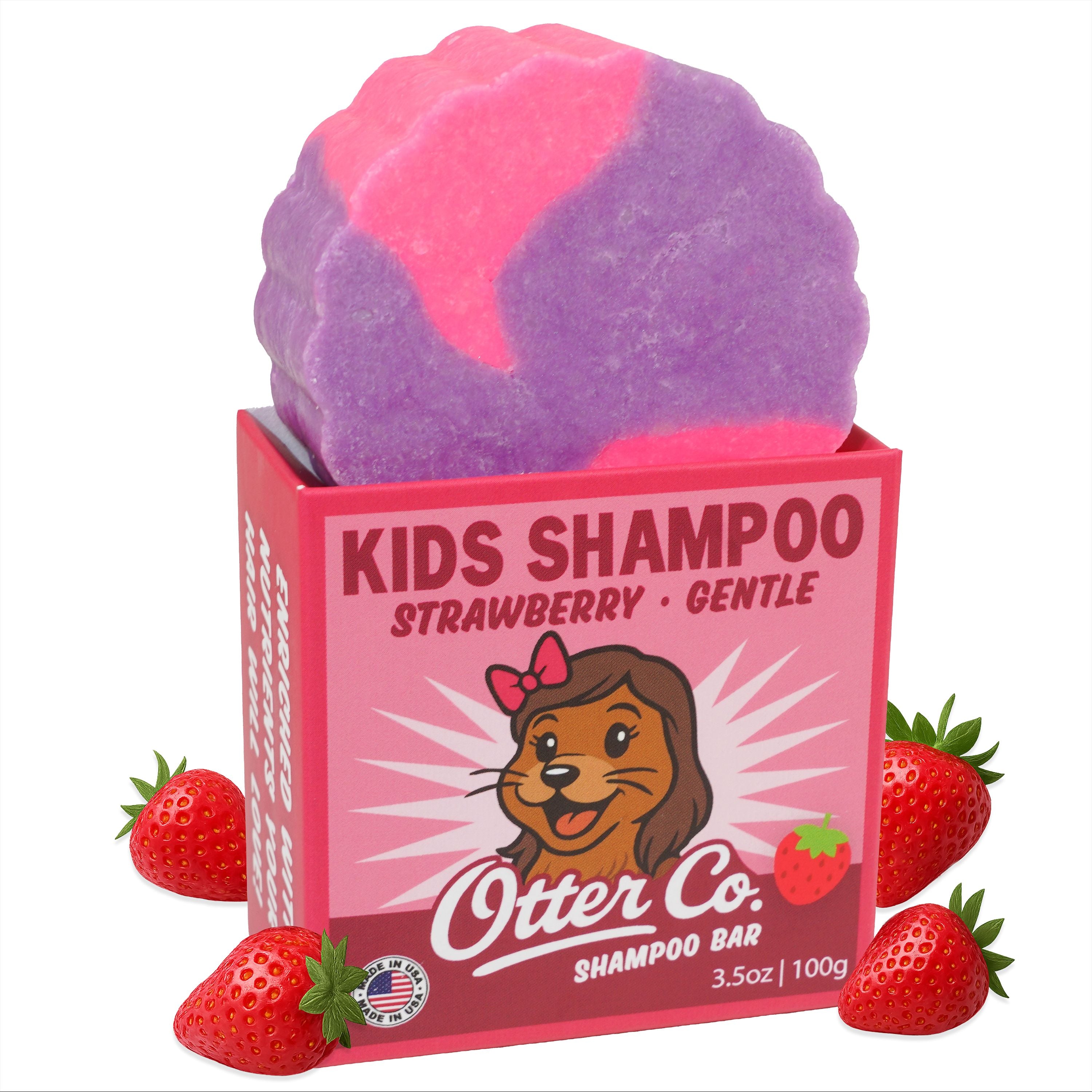 Kids Gentle Strawberry Shampoo Bar