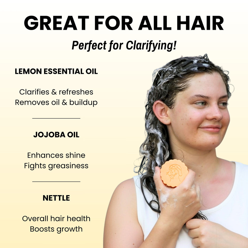 Clarifying Apple Cider Vinegar Shampoo and Conditioner Bar Set
