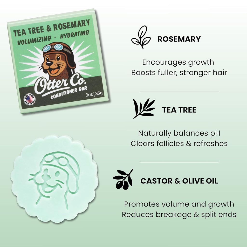 Tea Tree & Rosemary Volumizing Conditioner Bar