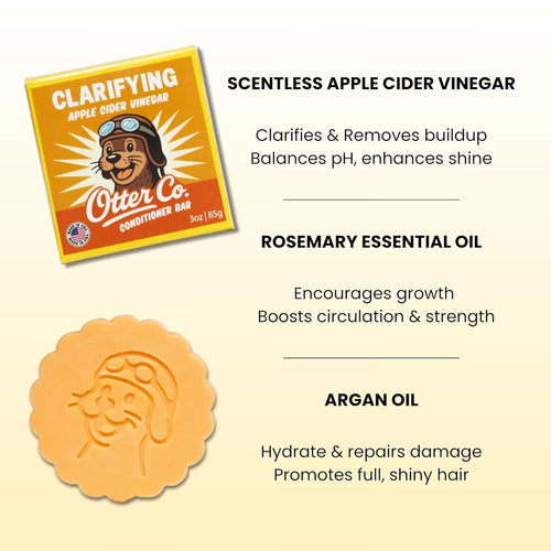 Clarifying Apple Cider Vinegar Conditioner Bar