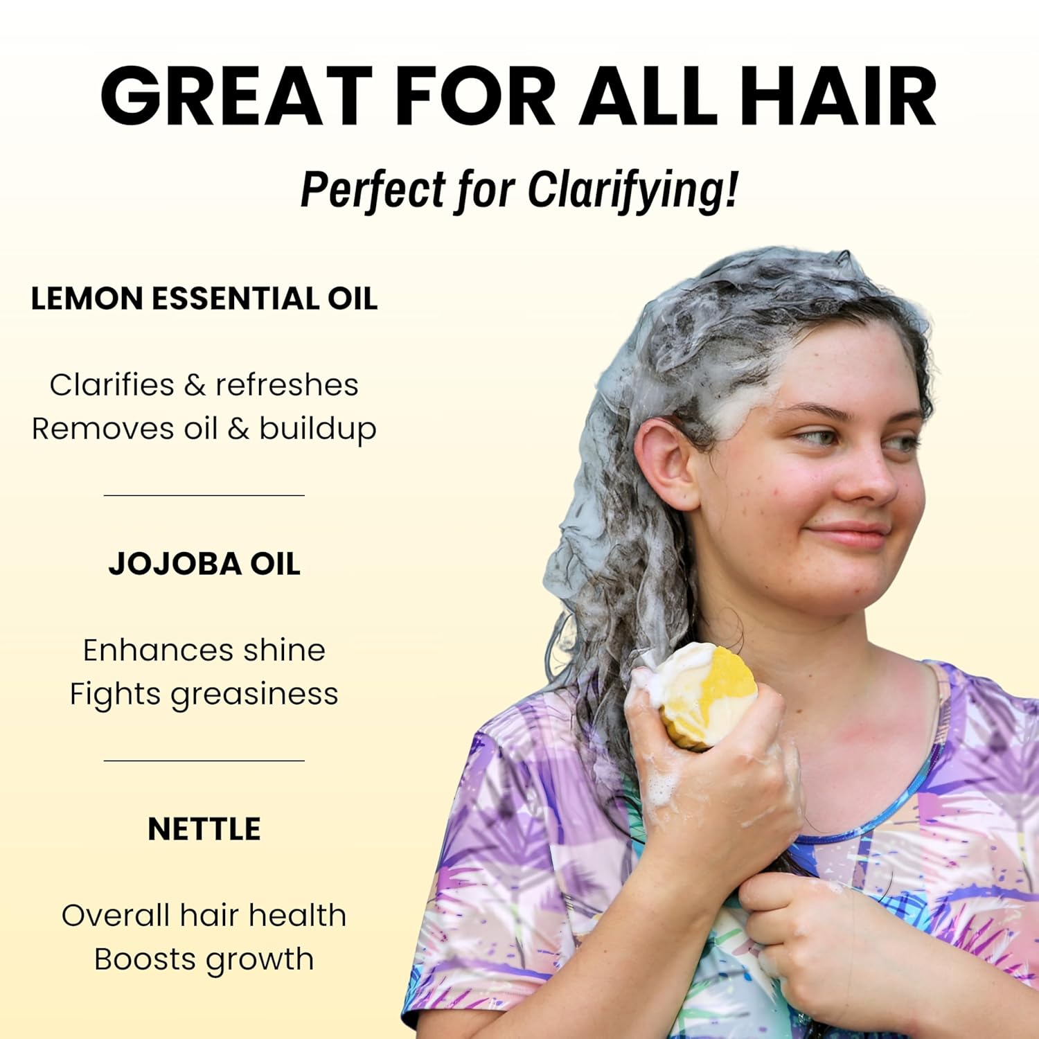 Clarifying Apple Cider Vinegar Shampoo Bar