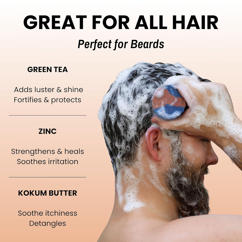 Mens Shampoo Bar and Beard Wash