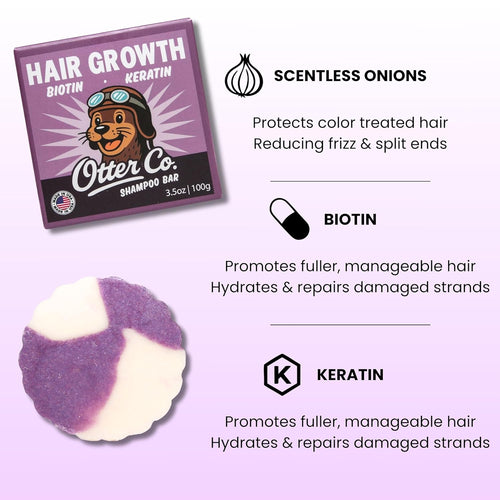 Biotin & Onion Hair Growth Shampoo Bar