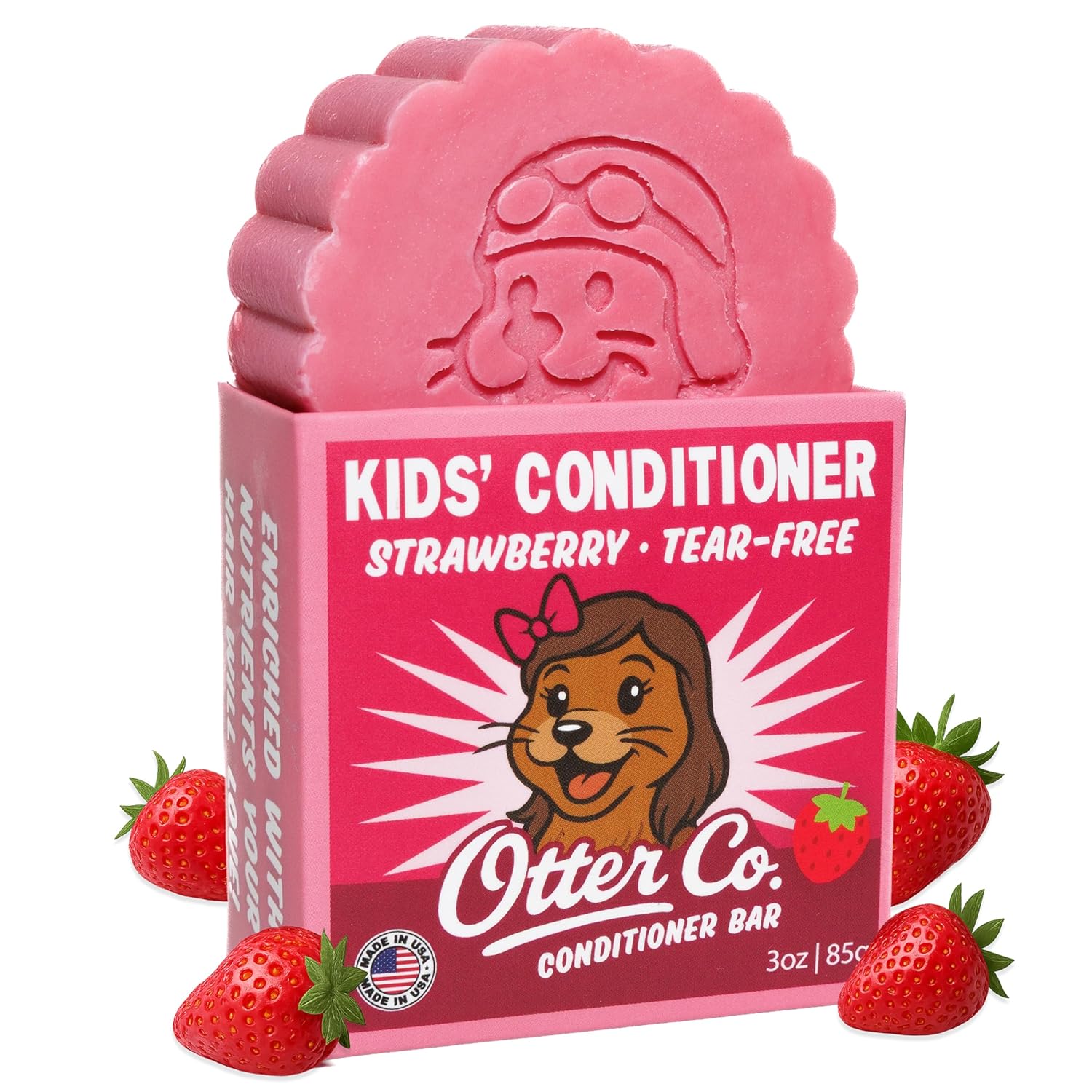 Kids Strawberry Conditioner Bar
