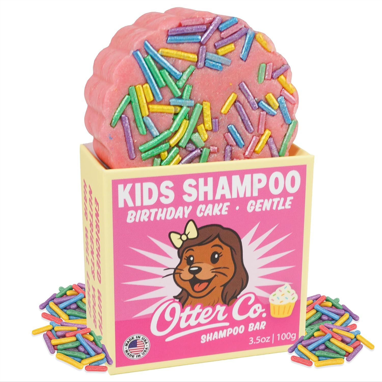 Kids Gentle Birthday Cake Shampoo Bar
