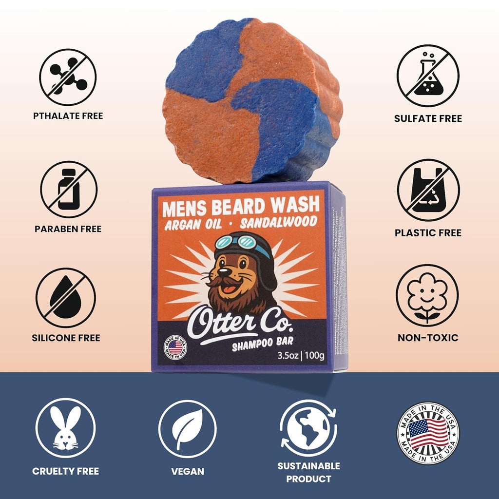 Mens Shampoo Bar and Beard Wash