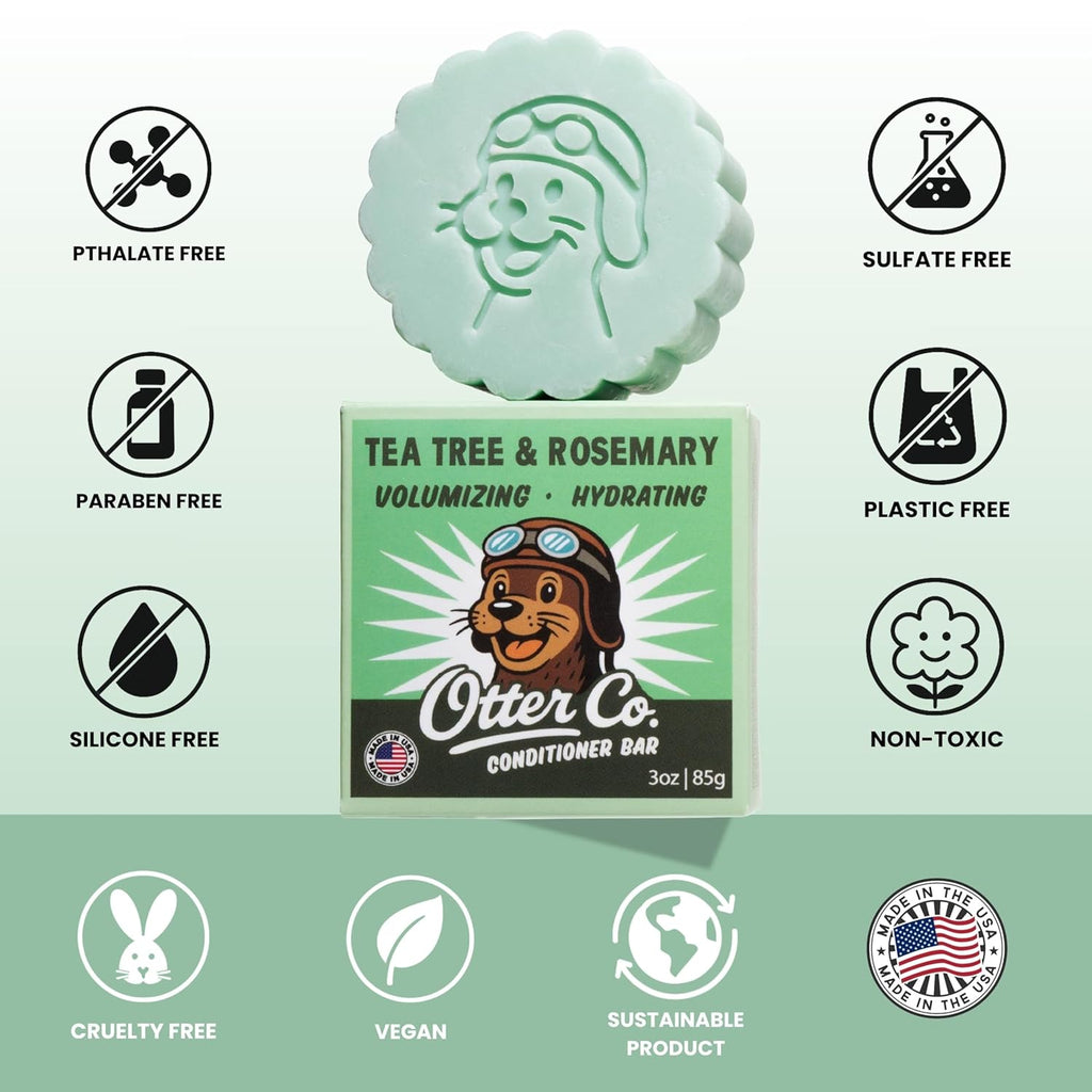 Tea Tree & Rosemary Volumizing Conditioner Bar