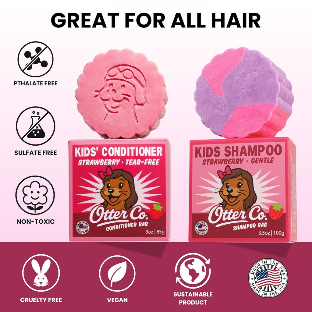 Kids Strawberry Shampoo + Conditioner