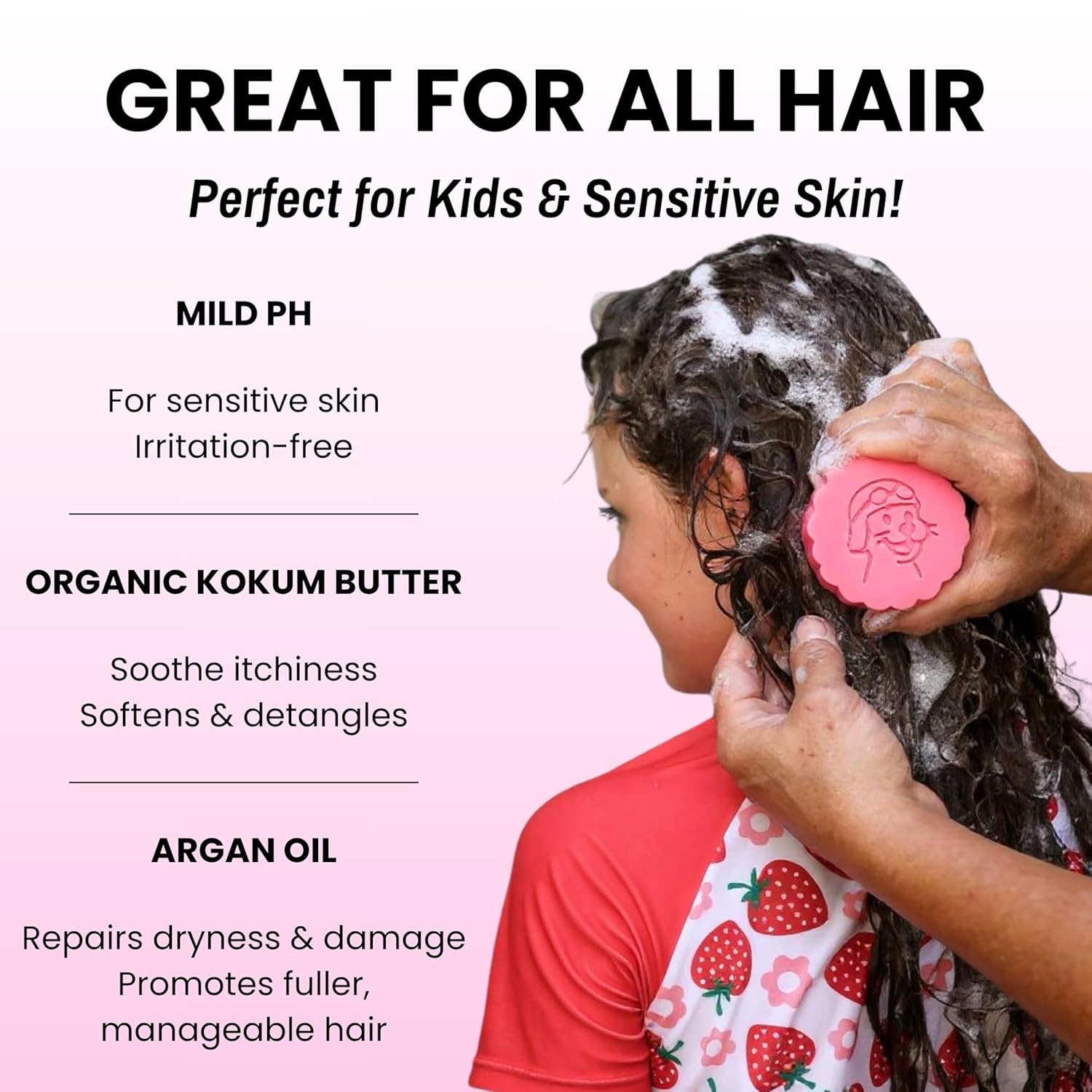 Kids Strawberry Conditioner Bar
