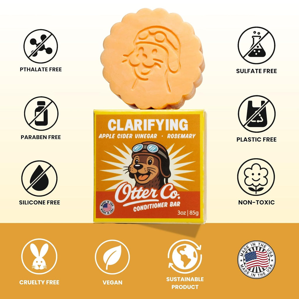 Clarifying Apple Cider Vinegar Conditioner Bar