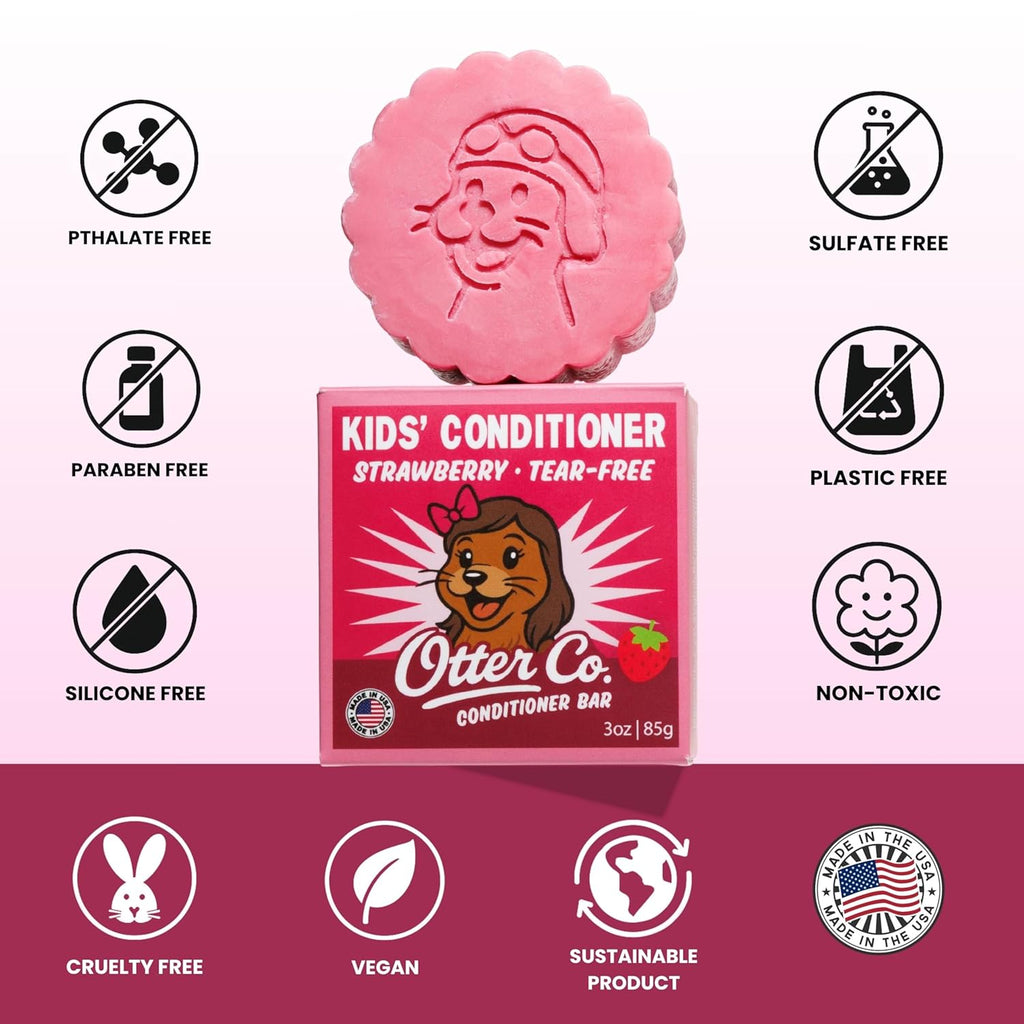 Kids Strawberry Conditioner Bar